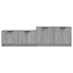 Mobile TV Grigio Sonoma 158,5x36x45 cm in Legno Multistrato 817124