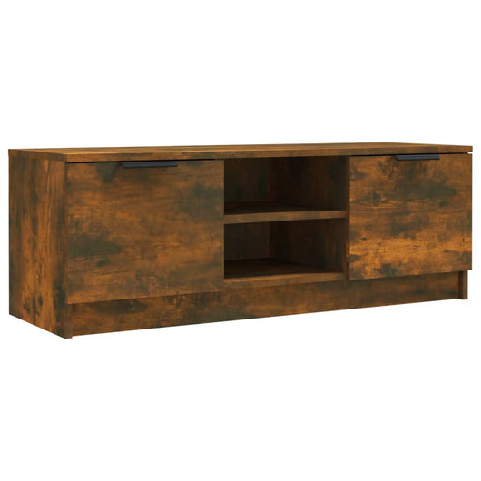 Mobile TV-Credenza per TV-Console TV Rovere Fumo 102x35x36,5 cm in Legno Multistrato 214553