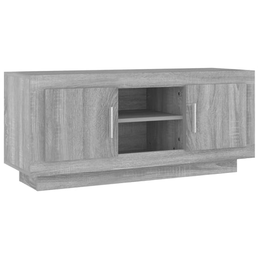 Mobile TV-Credenza TV-Console TV Grigio Sonoma 102x35x45 cm in Legno Multistrato 167691