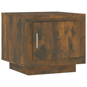 Tavolino da Salotto Rovere Fumo 51x50x45cm in Legno Multistrato 817228