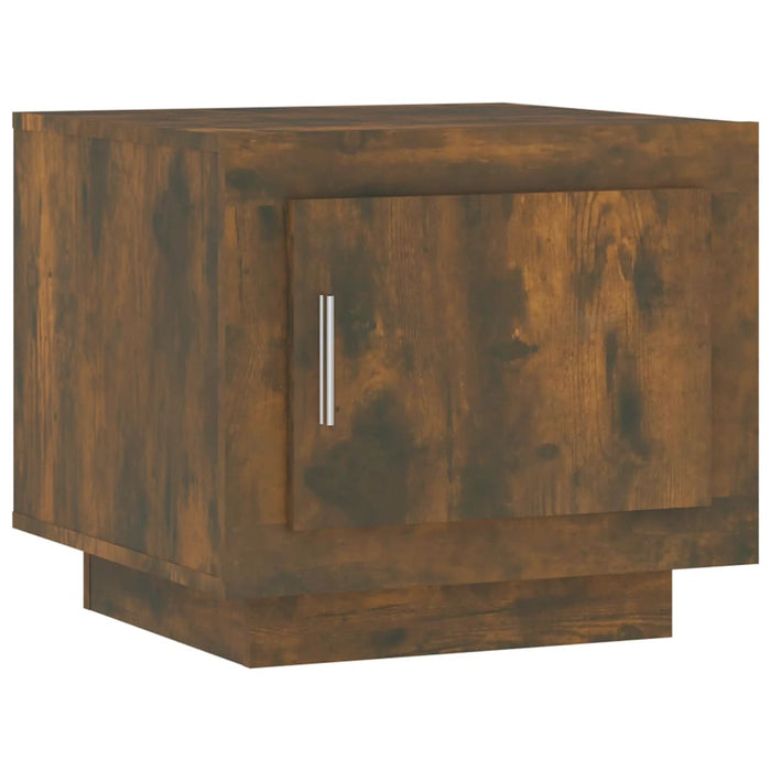 Tavolino da Salotto Rovere Fumo 51x50x45cm in Legno Multistrato 817228