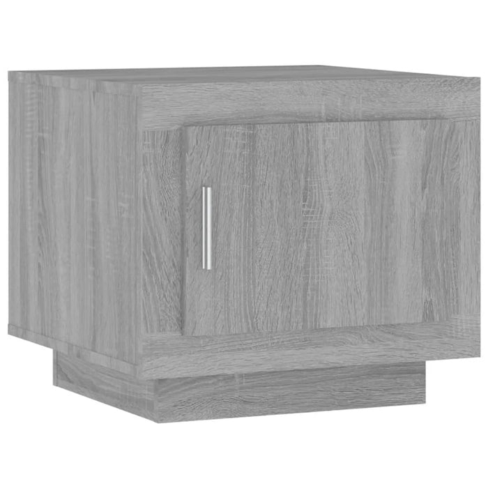 Tavolino da Salotto-Tavolino da soggiorno-Tavolo Grigio Sonoma 51x50x45cm Legno Multistrato
