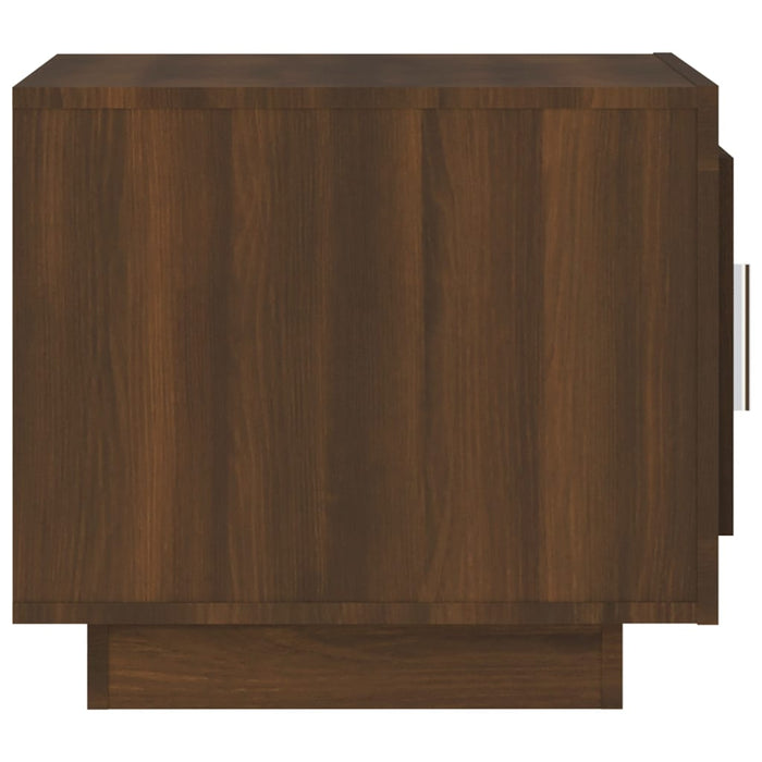 Tavolino da Salotto Rovere Marrone 51x50x45cm Legno Multistrato 817230