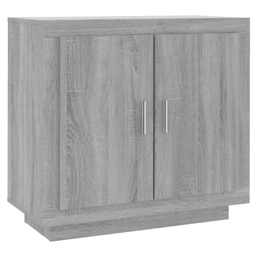 Credenza Grigio Sonoma 80x40x75 cm in Legno Multistrato 817235