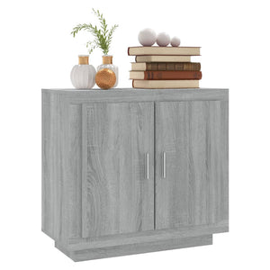 Credenza Grigio Sonoma 80x40x75 cm in Legno Multistrato 817235