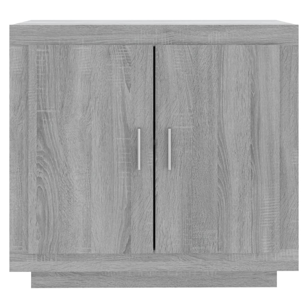 Credenza Grigio Sonoma 80x40x75 cm in Legno Multistrato 817235