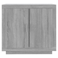 Credenza Grigio Sonoma 80x40x75 cm in Legno Multistrato 817235