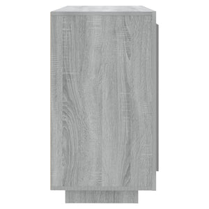 Credenza Grigio Sonoma 80x40x75 cm in Legno Multistrato 817235