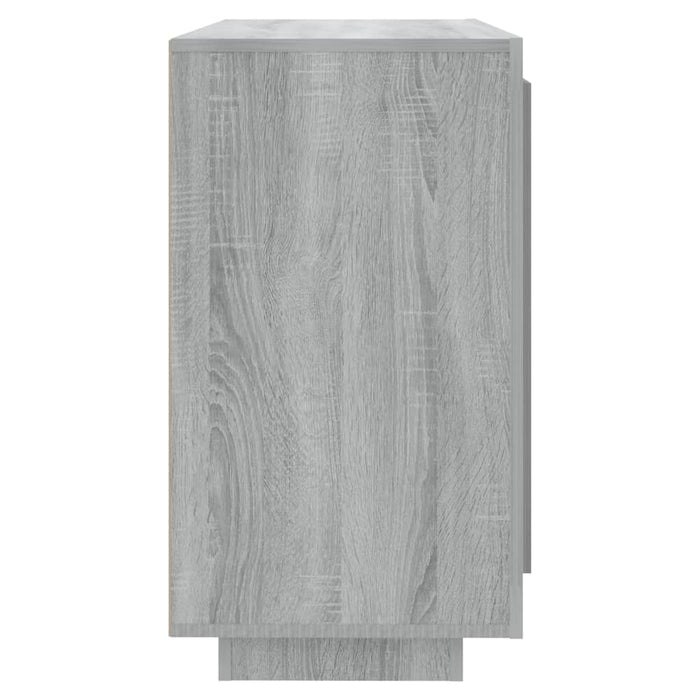 Credenza Grigio Sonoma 80x40x75 cm in Legno Multistrato 817235