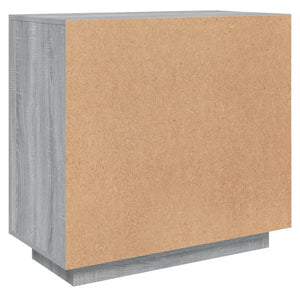 Credenza Grigio Sonoma 80x40x75 cm in Legno Multistrato 817235