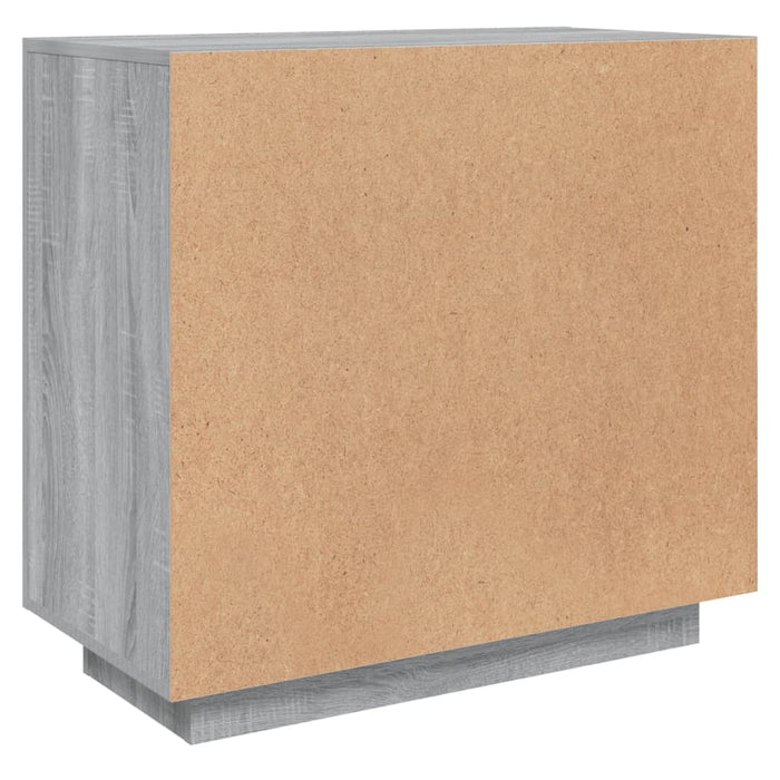 Credenza Grigio Sonoma 80x40x75 cm in Legno Multistrato 817235