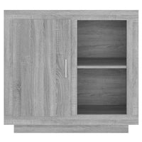 Credenza cassettiera mobile contenitore organizer cucina soggiorno salotto sonoma 80 x 40 x 75 cm grigio 02_0036538