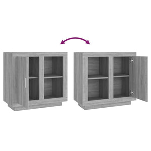 Credenza Grigio Sonoma 80x40x75 cm