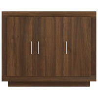 Credenza Rovere Marrone 92x35x75 cm in Legno Multistrato 817242