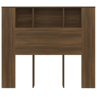 Testiera con Scomparti Rovere Marrone 120x18,5x102,5 cm