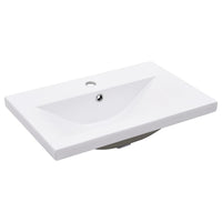 Telaio per Lavabo da Bagno con Lavabo Integrato Bianco in Ferro cod mxl 71913
