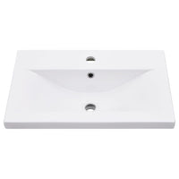 Telaio per Lavabo da Bagno con Lavabo Integrato Bianco in Ferro 3101374