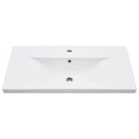 Telaio per Lavabo da Bagno con Lavabo Integrato Bianco in Ferro cod mxl 63589