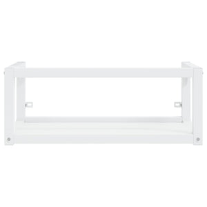 Lavabo bagno telaio lavabo incasso 79 x 38 x 31 cm ferro bianco 02_0006775