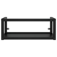 Telaio per Lavabo da Bagno con Lavabo Integrato Nero in Ferro cod mxl 64635