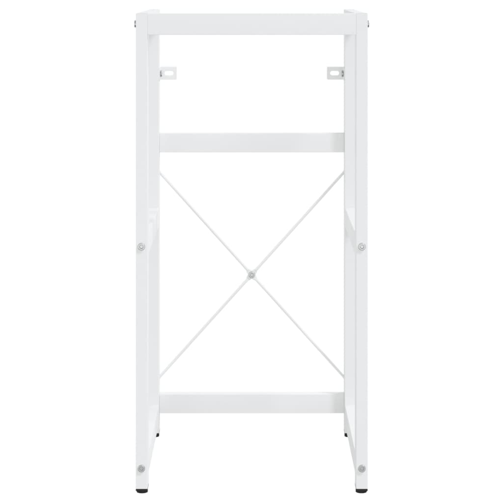 Telaio per Lavabo da Bagno con Lavabo Integrato Bianco in Ferro cod mxl 63095