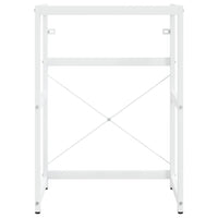 Lavabo bagno struttura 59 x 38 x 83 cm lavabo incasso ferro bianco 02_0006769