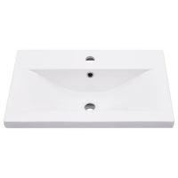 Telaio per Lavabo da Bagno con Lavabo Integrato Bianco in Ferro cod mxl 71949