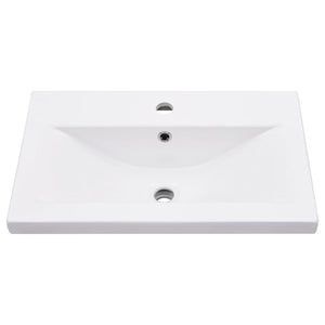 Telaio per Lavabo da Bagno con Lavabo Integrato Bianco in Ferro cod mxl 71949