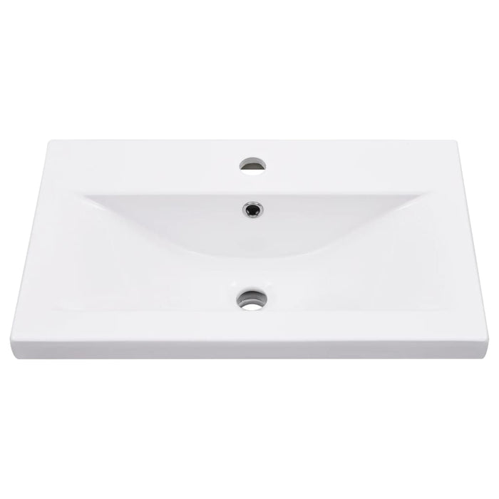 Lavabo bagno struttura 59 x 38 x 83 cm lavabo incasso ferro bianco 02_0006769