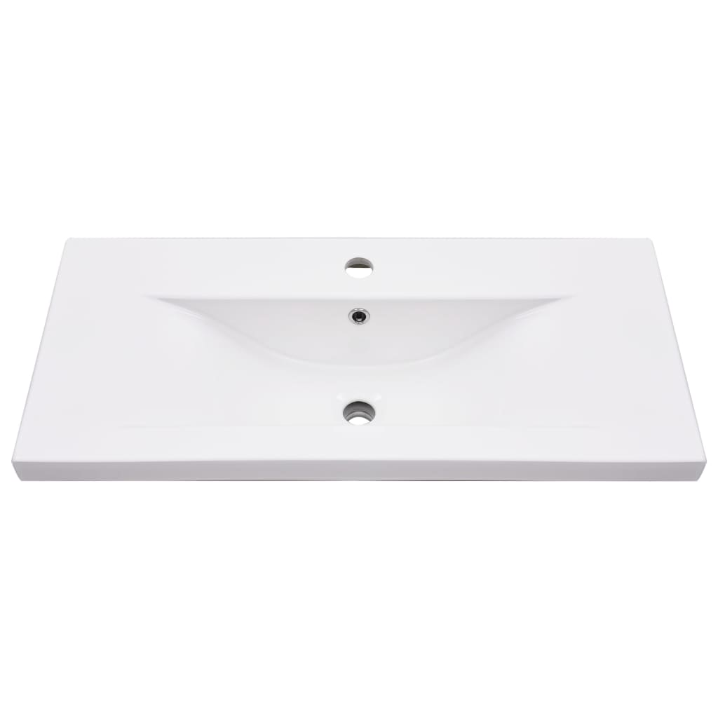 Struttura lavabo bagno 81 x 39,5 x 18,5 cm lavabo incasso ferro bianco 02_0006774