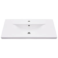 Telaio per Lavabo da Bagno con Lavabo Integrato Bianco in Ferro 3101387