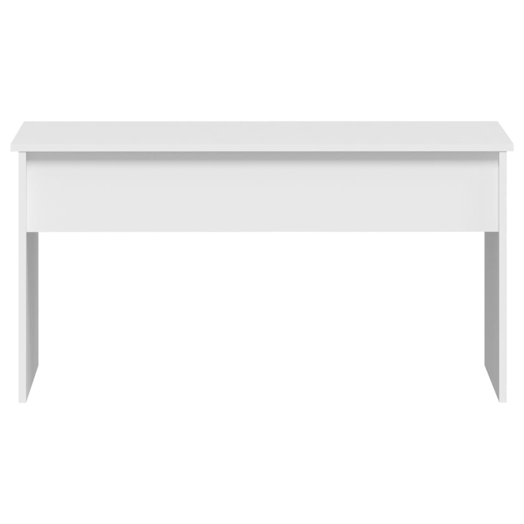 Tavolino da Salotto Bianco 102x50,5x52,5cm in Legno Multistrato 809629