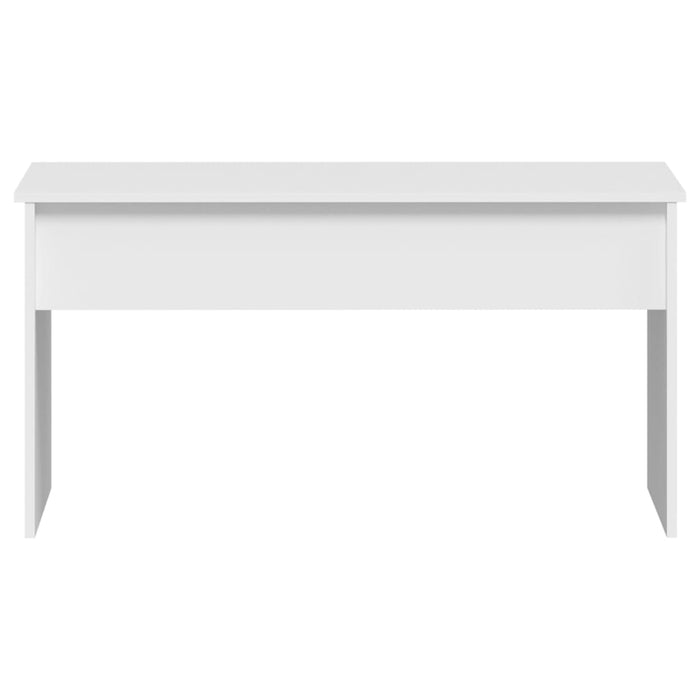 Tavolino da Salotto Bianco 102x50,5x52,5cm in Legno Multistrato 809629