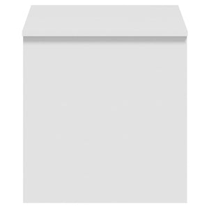 Tavolino da Salotto Bianco 102x50,5x52,5cm in Legno Multistrato 809629