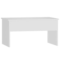 Tavolino da Salotto-Tavolino da soggiorno Bianco 80x50,5x41,5 cm Legno Multistrato