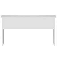 Tavolino da Salotto Bianco 80x50,5x41,5 cm Legno Multistrato