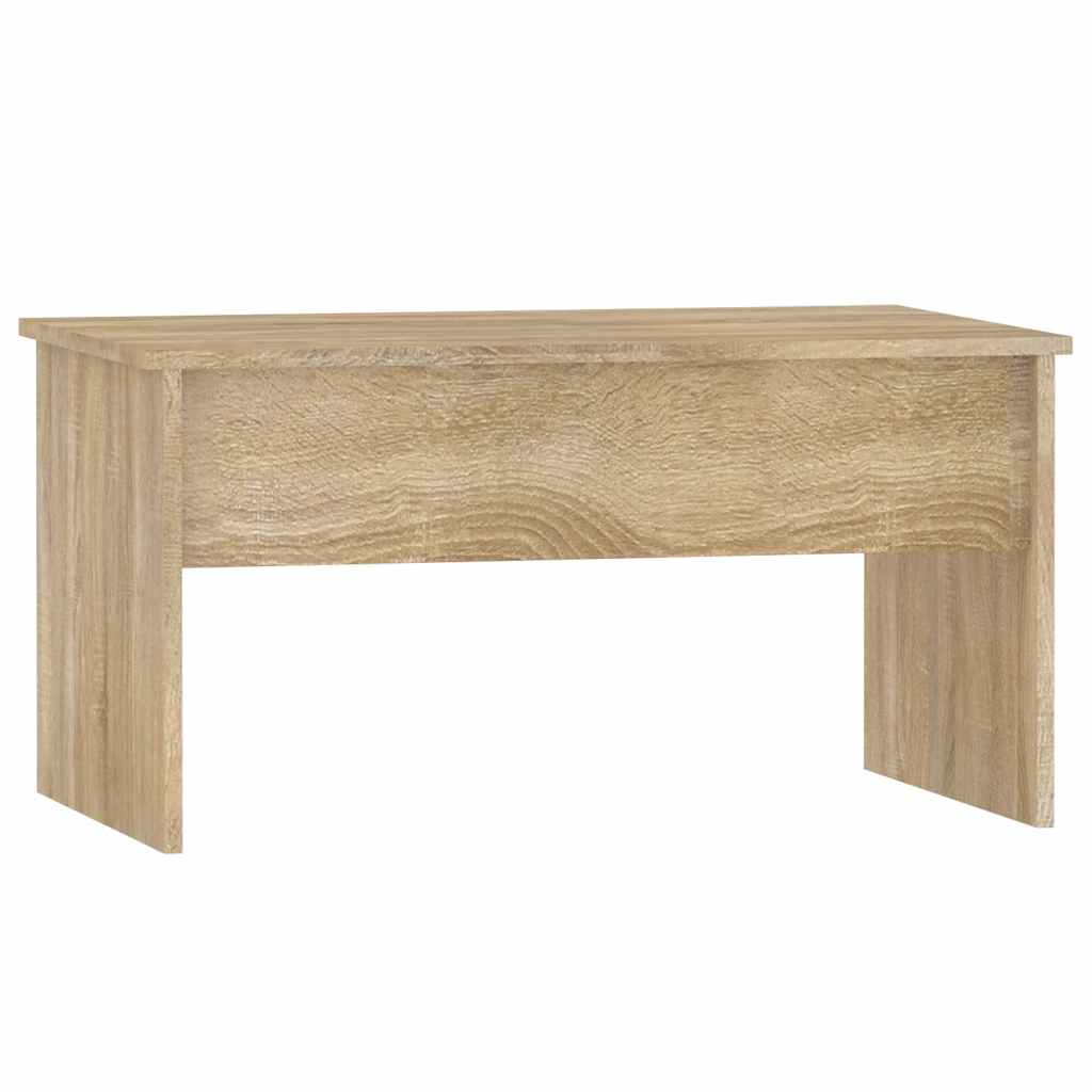 Tavolino Salotto-Tavolino da soggiorno-Tavolo Rovere Sonoma 80x50,5x41,5cm Legno Multistrato