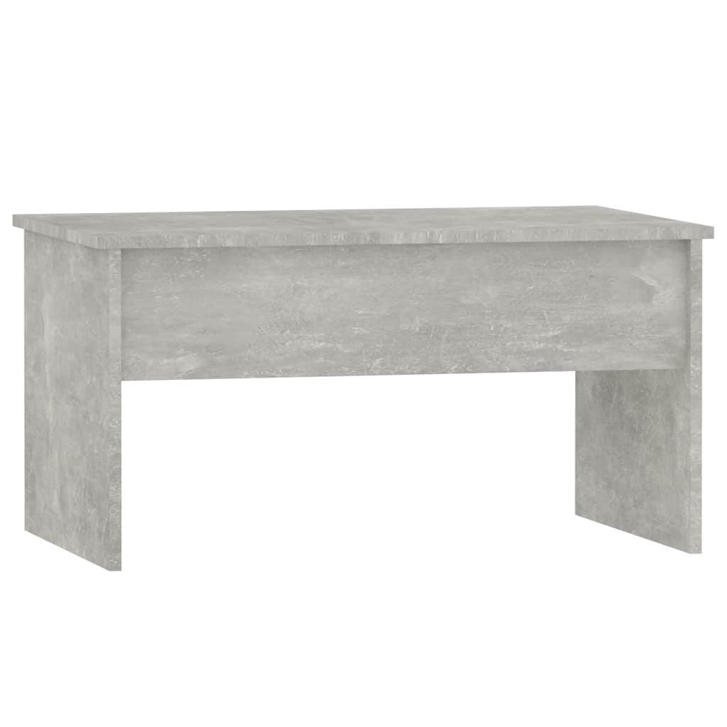 Tavolino Grigio Cemento 80x50,5x41,5 cm in Legno Multistrato 809642