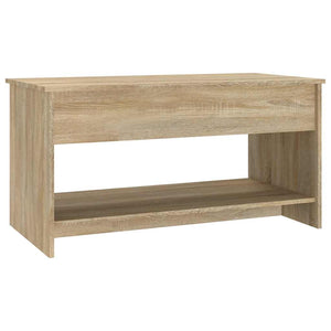 Tavolino Salotto-Tavolino da soggiorno-Tavolo Rovere Sonoma 102x50x52,5 cm Legno Multistrato
