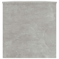 Tavolino Salotto Grigio Cemento 102x50x52,5cm Legno Multistrato 809651