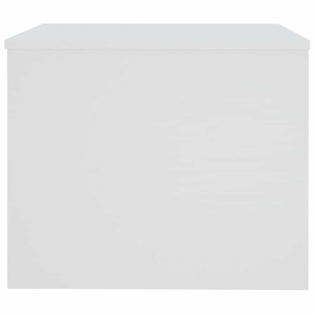Tavolino da Salotto Bianco 80x50x40 cm in Legno Multistrato cod mxl 15091