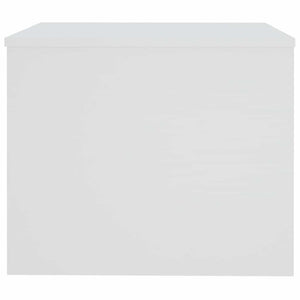 Tavolino da Salotto Bianco 80x50x40 cm in Legno Multistrato 809656