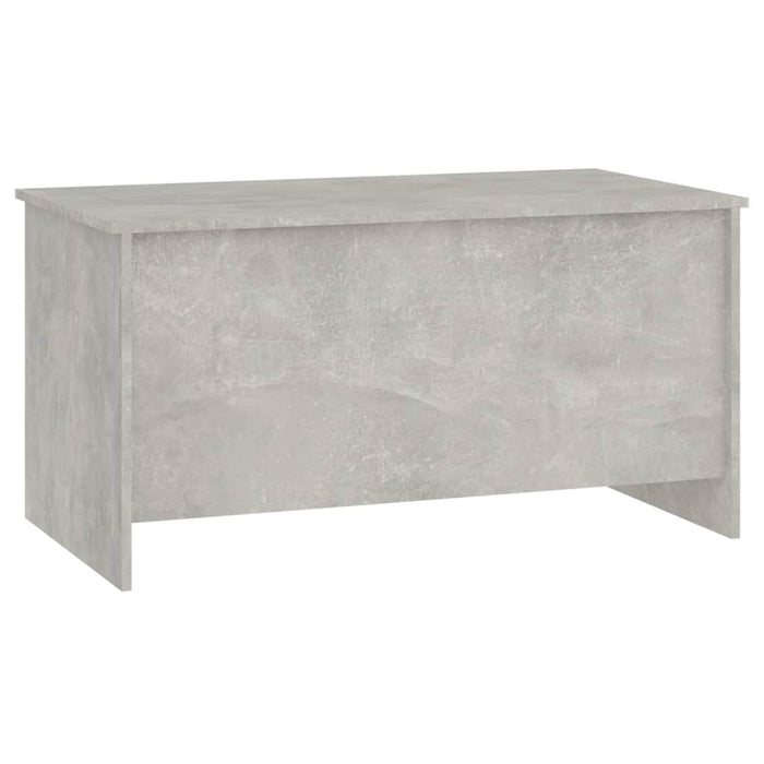 Tavolino-Tavolino da soggiorno-Tavolo Grigio Cemento 102x55,5x52,5 cm in Legno Multistrato