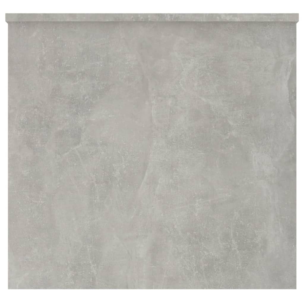 Tavolino Grigio Cemento 102x55,5x52,5 cm in Legno Multistrato 809669