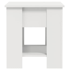 Tavolino da Salotto Bianco 101x49x52 cm in Legno Multistrato 809701