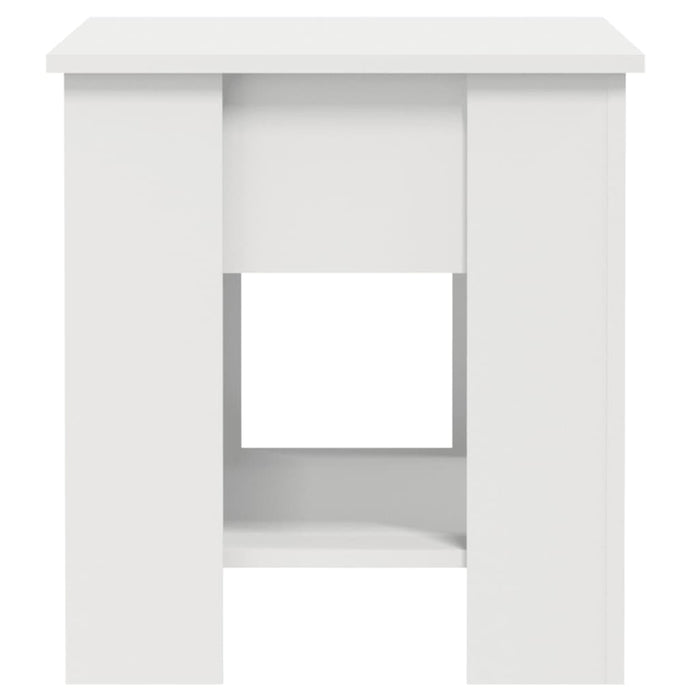 Tavolino da Salotto Bianco 101x49x52 cm in Legno Multistrato 809701