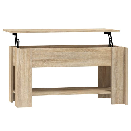 Tavolino da Salotto-Tavolino da soggiorno-Tavolo Rovere Sonoma 101x49x52cm Legno Multistrato
