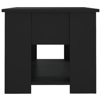 Tavolino da Salotto Nero 79x49x41 cm in Legno Multistrato cod mxl 15076
