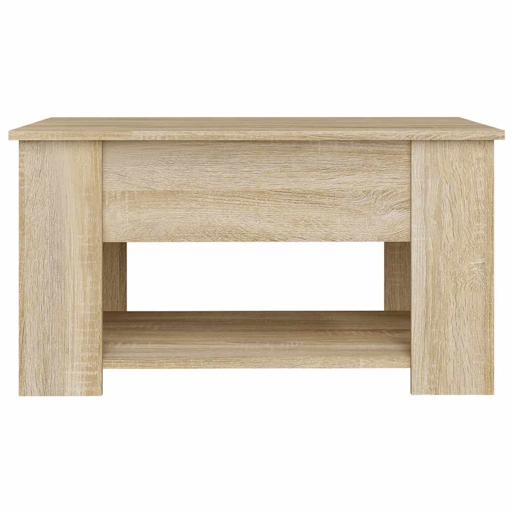 Tavolino da Salotto Rovere Sonoma 79x49x41 cm Legno Multistrato cod mxl 60713