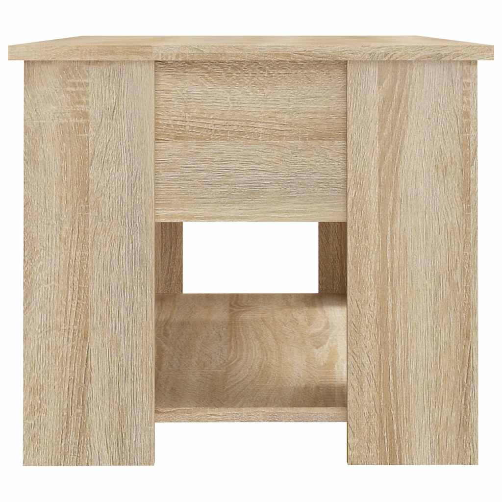Tavolino da Salotto Rovere Sonoma 79x49x41 cm Legno Multistrato cod mxl 60713